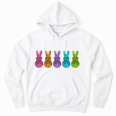 Cute Bunny Rabbits Easter Colorful Hoodie