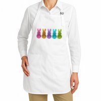 Cute Bunny Rabbits Easter Colorful Apron