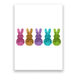 Cute Bunny Rabbits Easter Colorful Poster