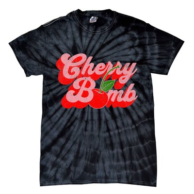 Cherry Bomb Retro 70s Vintage Style Cute Tie-Dye T-Shirt