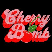 Cherry Bomb Retro 70s Vintage Style Cute Zip Tote Bag