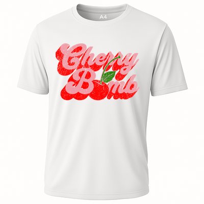 Cherry Bomb Retro 70s Vintage Style Cute Performance Shirt