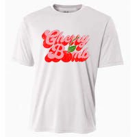 Cherry Bomb Retro 70s Vintage Style Cute Cooling Performance Crew T-Shirt