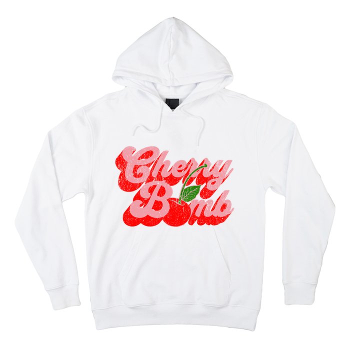 Cherry Bomb Retro 70s Vintage Style Cute Hoodie