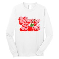 Cherry Bomb Retro 70s Vintage Style Cute Long Sleeve Shirt