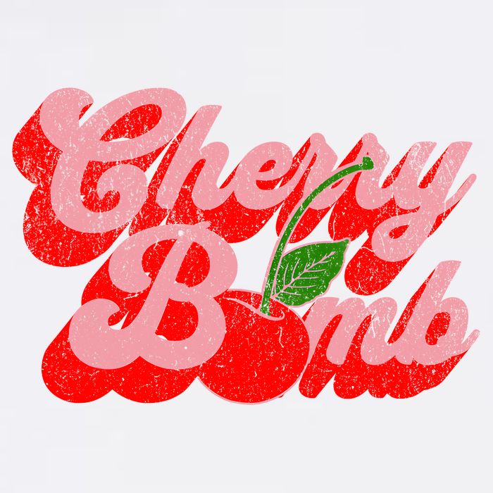 Cherry Bomb Retro 70s Vintage Style Cute Bucket Hat