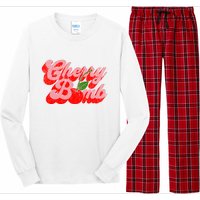 Cherry Bomb Retro 70s Vintage Style Cute Long Sleeve Pajama Set