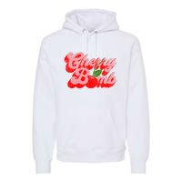 Cherry Bomb Retro 70s Vintage Style Cute Premium Hoodie