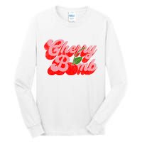 Cherry Bomb Retro 70s Vintage Style Cute Tall Long Sleeve T-Shirt