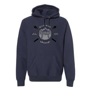 Colorado Baseball Rocky Mountains Premium Hoodie