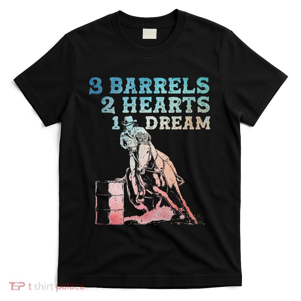 Cute Barrel Racing Design Racer Barrel Racing T-Shirt