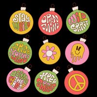 Christmas Ball Retro Ornaments 16 in Basic Backpack