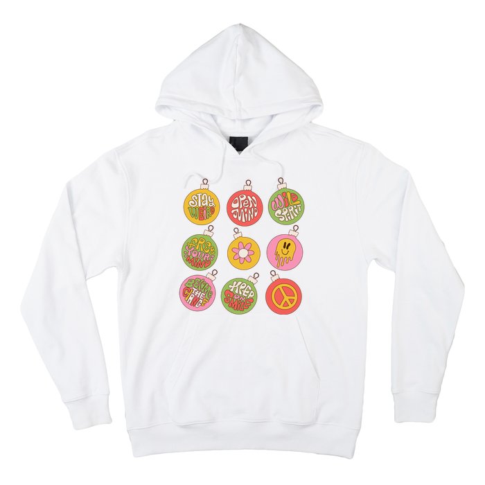 Christmas Ball Retro Ornaments Hoodie