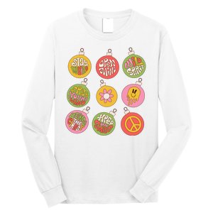 Christmas Ball Retro Ornaments Long Sleeve Shirt