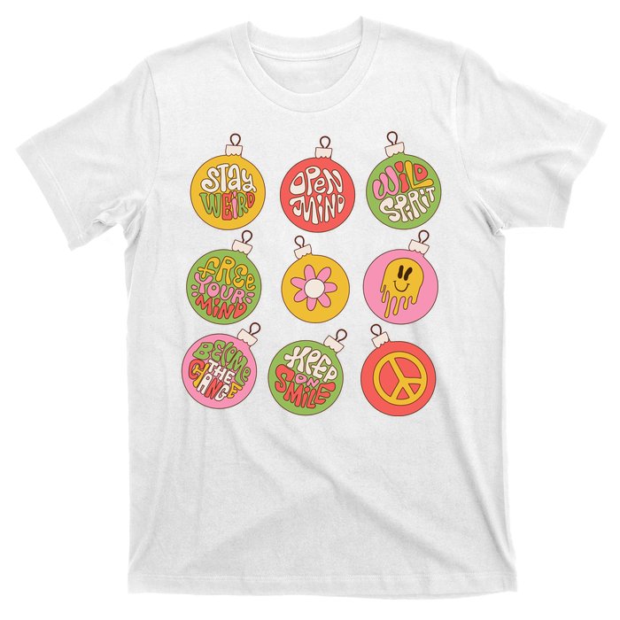 Christmas Ball Retro Ornaments T-Shirt