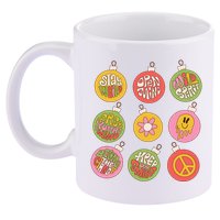 Christmas Ball Retro Ornaments 11oz C Handle Ceramic Mug