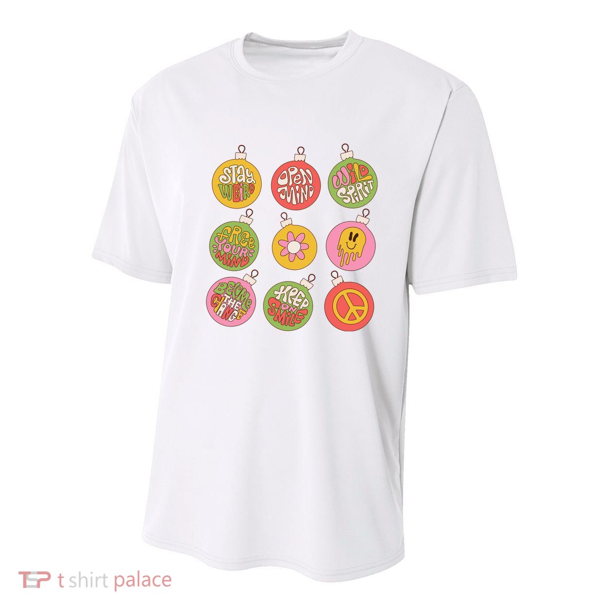 Christmas Ball Retro Ornaments Youth Performance Sprint T-Shirt