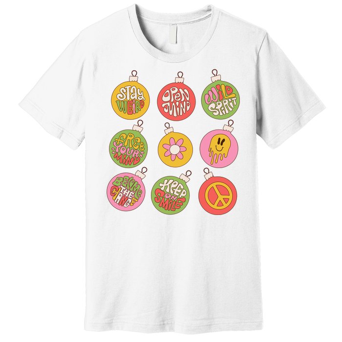 Christmas Ball Retro Ornaments Premium T-Shirt