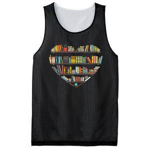 Cool Books Reading Men Women Book Lover Literacy Librarian Mesh Reversible Basketball Jersey Tank