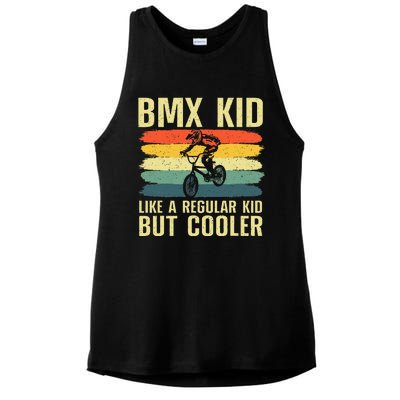 Cool Bmx Racing Off Road Bike Riders Ladies PosiCharge Tri-Blend Wicking Tank