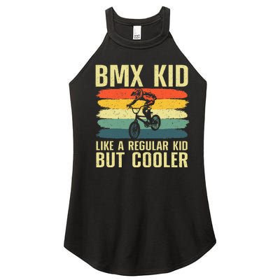 Cool Bmx Racing Off Road Bike Riders Women's Perfect Tri Rocker Tank