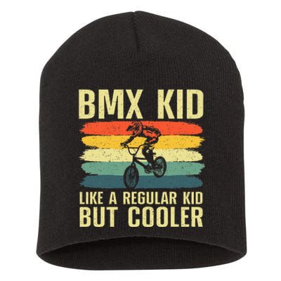 Cool Bmx Racing Off Road Bike Riders Short Acrylic Beanie