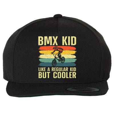 Cool Bmx Racing Off Road Bike Riders Wool Snapback Cap