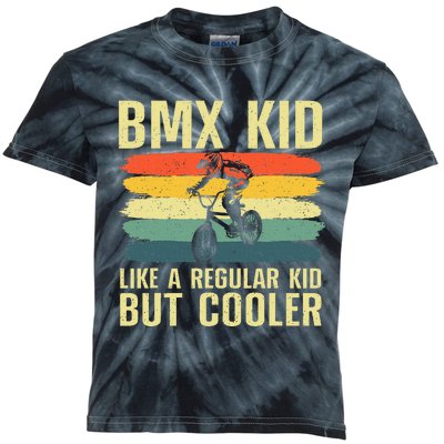 Cool Bmx Racing Off Road Bike Riders Kids Tie-Dye T-Shirt