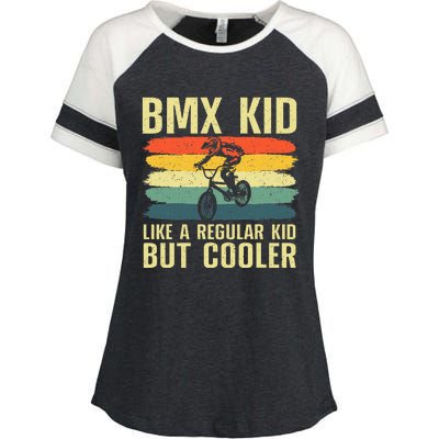 Cool Bmx Racing Off Road Bike Riders Enza Ladies Jersey Colorblock Tee