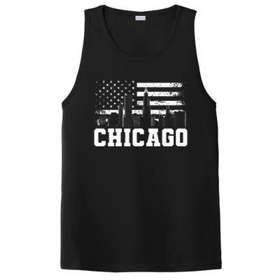 Chicago Born & Raised Chicago PosiCharge Competitor Tank