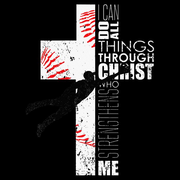 Christian Baseball Religious Cross  16 in Basic Backpack