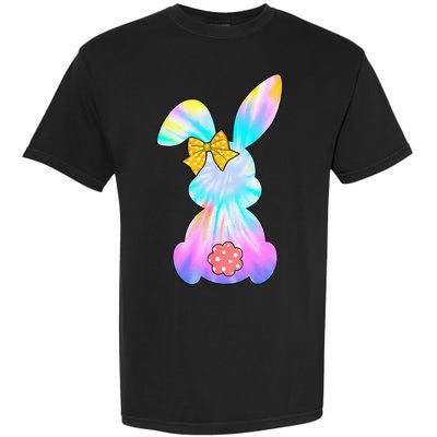 Cute Bunny Rabbit Tie Dye Gift for Easter Day Garment-Dyed Heavyweight T-Shirt