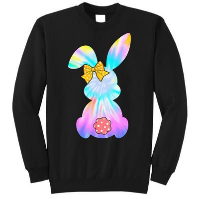 Cute Bunny Rabbit Tie Dye Gift for Easter Day Sweatshirt