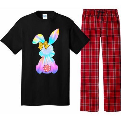 Cute Bunny Rabbit Tie Dye Gift for Easter Day Pajama Set