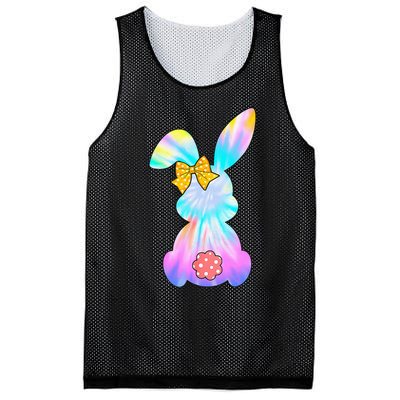 Cute Bunny Rabbit Tie Dye Gift for Easter Day Mesh Reversible Basketball Jersey Tank