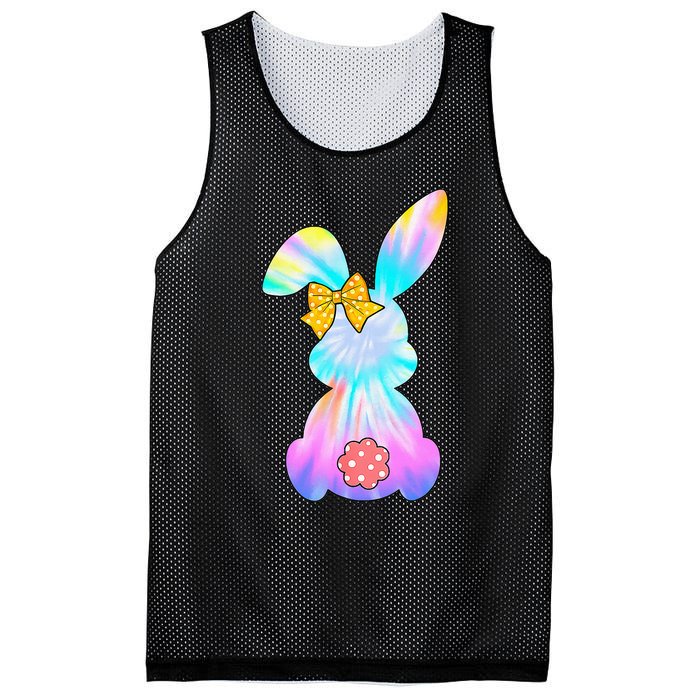 Cute Bunny Rabbit Tie Dye Gift for Easter Day Mesh Reversible Basketball Jersey Tank