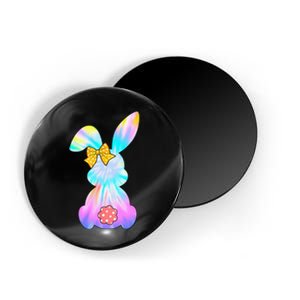 Cute Bunny Rabbit Tie Dye Gift for Easter Day Magnet