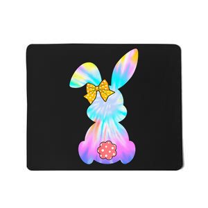 Cute Bunny Rabbit Tie Dye Gift for Easter Day Mousepad