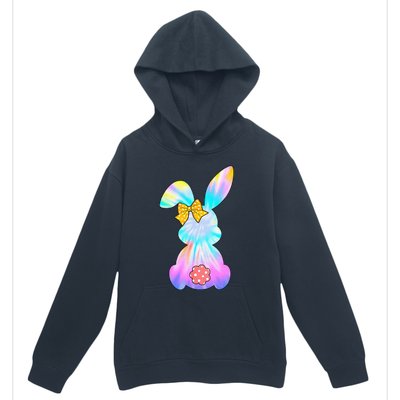 Cute Bunny Rabbit Tie Dye Gift for Easter Day Urban Pullover Hoodie