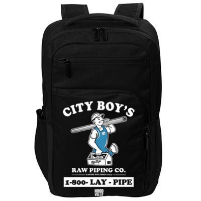 City Boy’s Raw Piping Co 1800 Lay Pipe Impact Tech Backpack