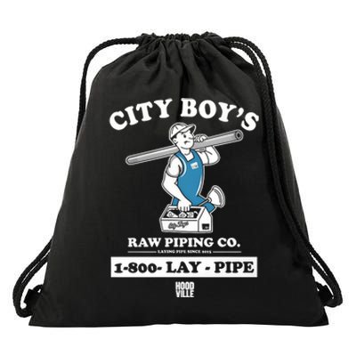 City Boy’s Raw Piping Co 1800 Lay Pipe Drawstring Bag