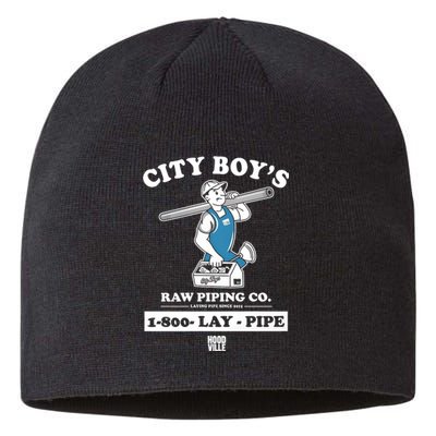 City Boy’s Raw Piping Co 1800 Lay Pipe Sustainable Beanie