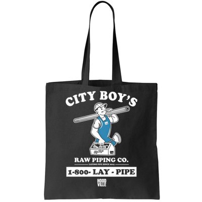 City Boy’s Raw Piping Co 1800 Lay Pipe Tote Bag