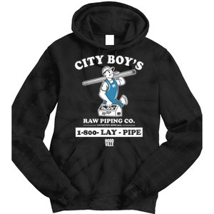 City Boy’s Raw Piping Co 1800 Lay Pipe Tie Dye Hoodie