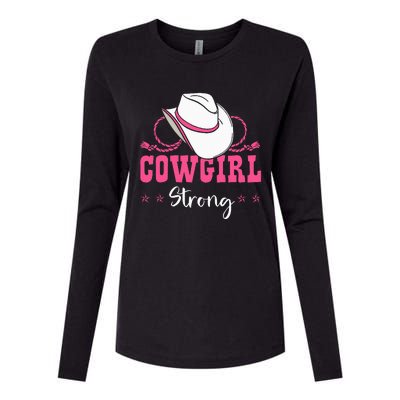 Cowgirl Barrel Racing Roping Horseback Riding Rodeo Womens Cotton Relaxed Long Sleeve T-Shirt