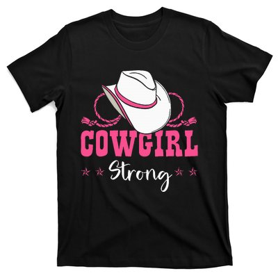 Cowgirl Barrel Racing Roping Horseback Riding Rodeo T-Shirt