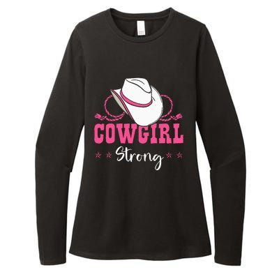 Cowgirl Barrel Racing Roping Horseback Riding Rodeo Womens CVC Long Sleeve Shirt