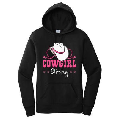 Cowgirl Barrel Racing Roping Horseback Riding Rodeo Women's Pullover Hoodie