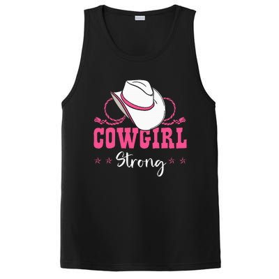 Cowgirl Barrel Racing Roping Horseback Riding Rodeo PosiCharge Competitor Tank