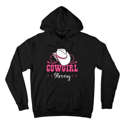 Cowgirl Barrel Racing Roping Horseback Riding Rodeo Tall Hoodie